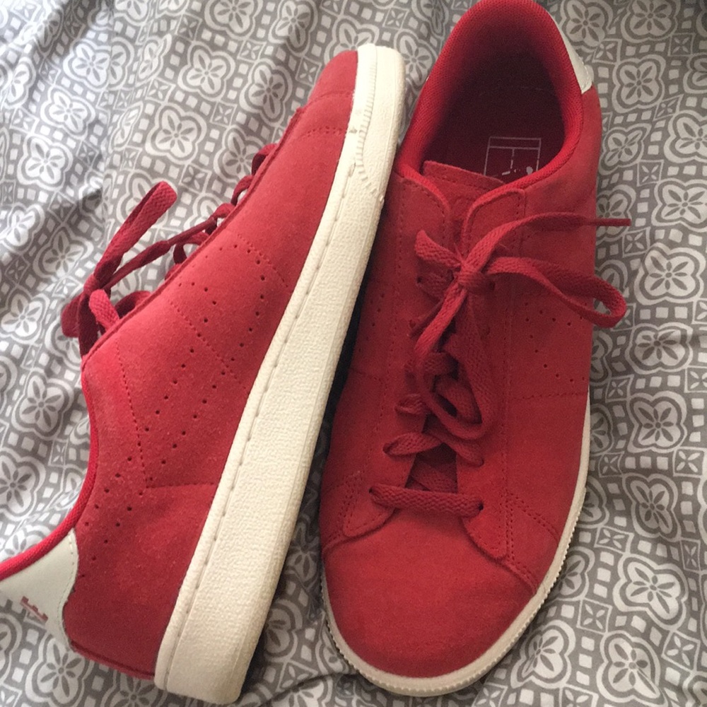 Nike red sneakers